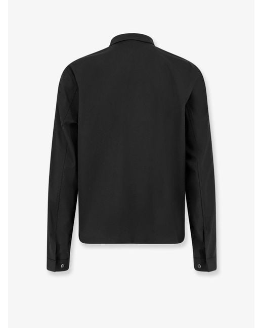 Hevò Black Verdemare Wool Blend Jacket for men