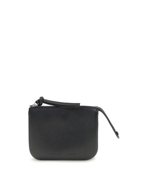 Phoebe Philo Black Leather Pouch Pocket Gig