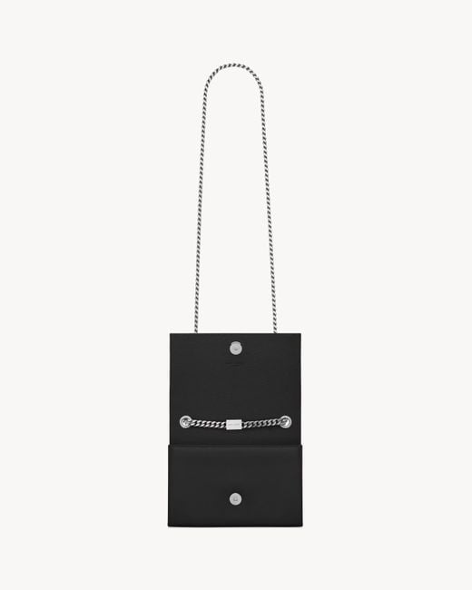 Saint Laurent White Kate Crossbody Bag