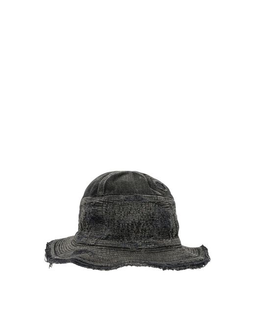 Kapital Black "The Old And The Sea" Bucket Hat for men