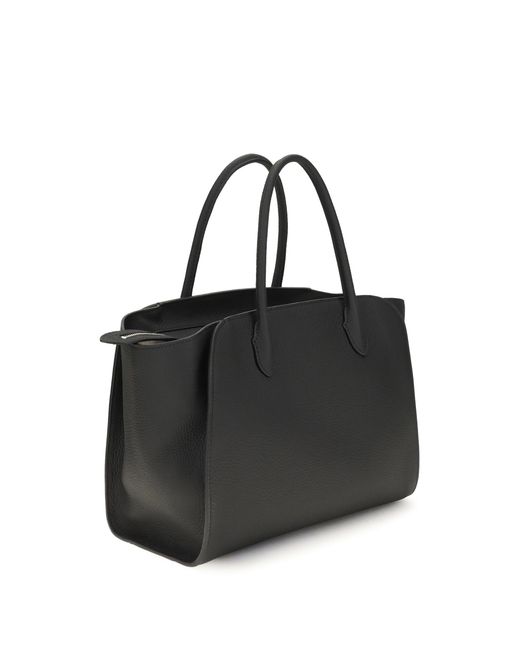 The Row Black Marlo 12 Tote Bag