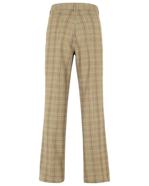 Amiri Natural Virgin Wool Blend Trousers for men