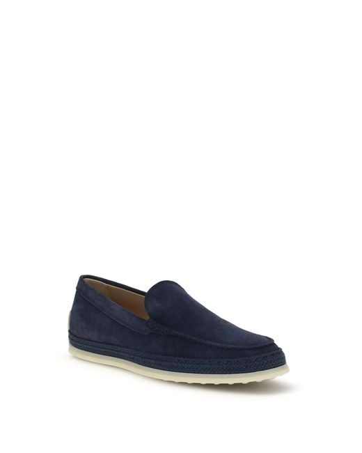 Tod's Blue Loafers for men
