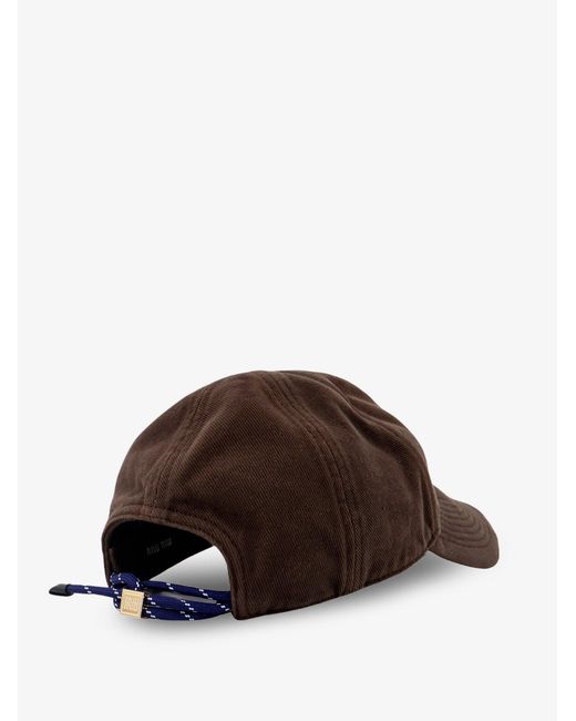 Miu Miu Brown Cotton Hat