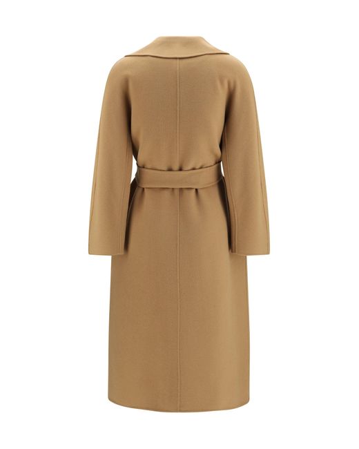 Max Mara Natural Long Robe Coat