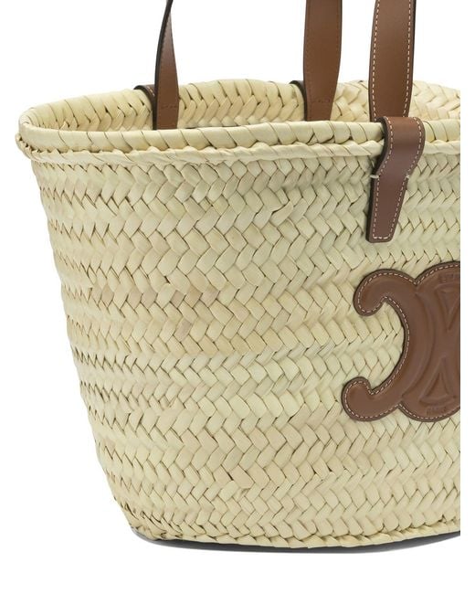 Céline Natural "Teen Classic Panier" Small Handbag