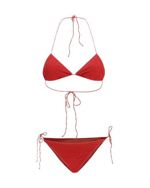 Oseree Red Lumière Bikini Coral