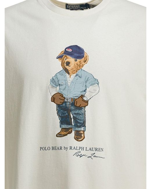 Polo Ralph Lauren Polo Bear T-shirts White for men