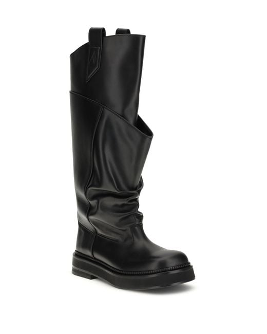 The Attico Black Boots
