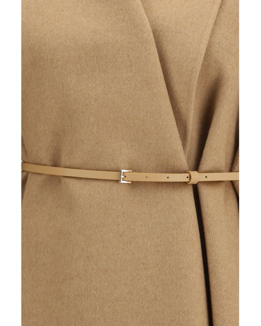 Max Mara Natural Camel Cardigan Coat