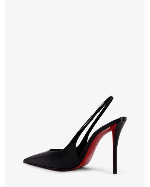 Christian Louboutin Black Miss Z Patent Leather Pumps