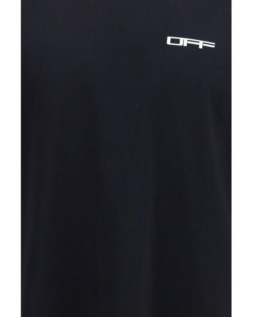 Off-White c/o Virgil Abloh Blue Archigeography Arrow Skate T-Shirt for men