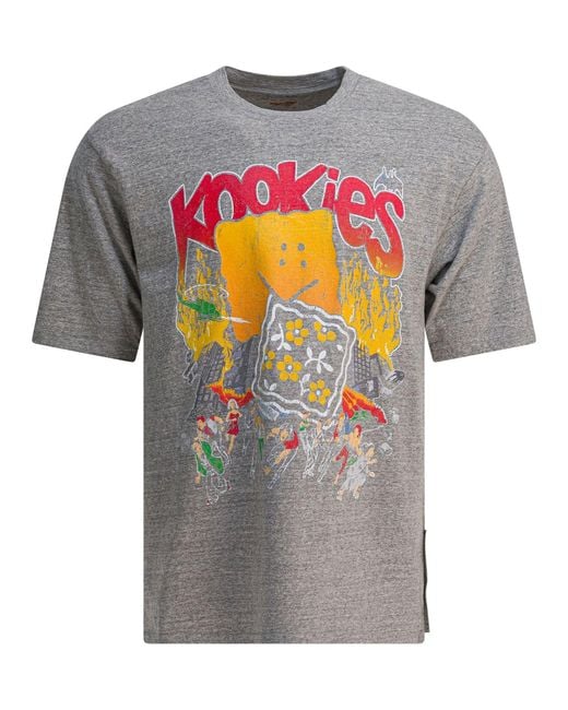 Kapital Gray "Kookies" T-Shirt for men
