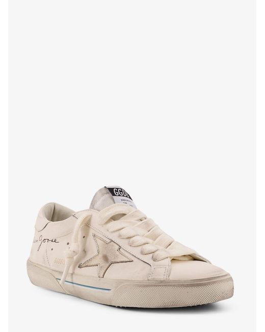 Golden Goose Deluxe Brand White Deluxe Brand Super Star Half Foxing Leather Sneakers for men