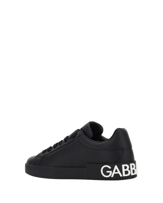 Dolce & Gabbana Black Sneakers for men
