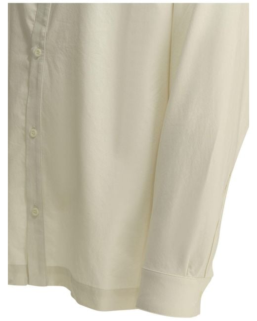 Houdini Sportswear White Simbio Base Shirt Recycled Polyester Casual Shirt for men