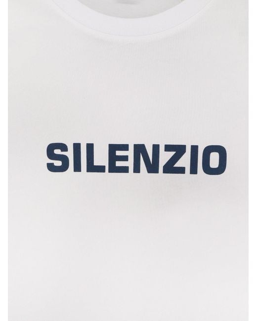 Aspesi White Cotton T-Shirt for men