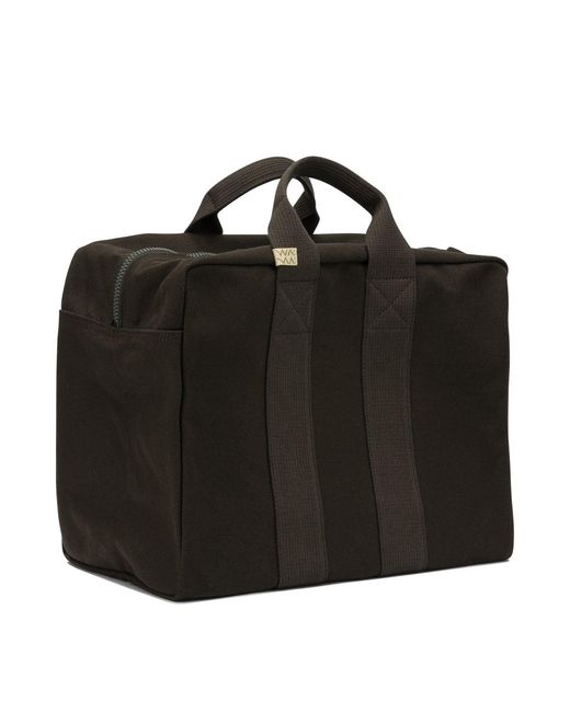 Visvim Black Canvas Plura Handbags Brown for men