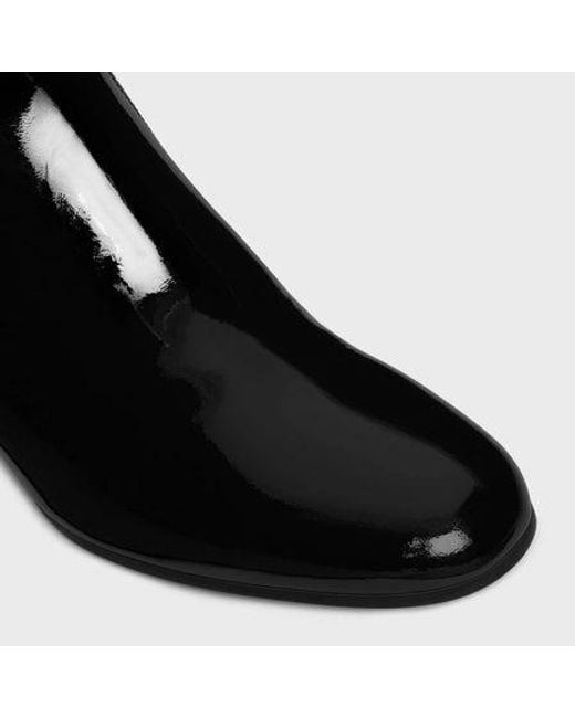 Céline Black Les Bottes Triomphe Ankle Boots