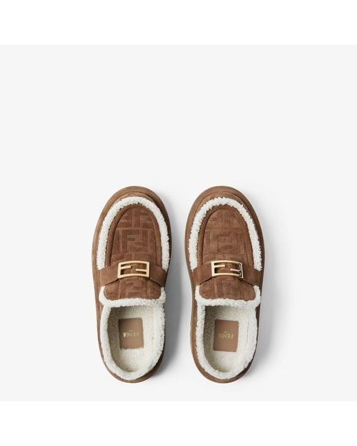 Fendi Brown "Apres Chic" Sabots