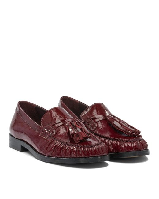 Alohas Brown Marietta Onix Leather Loafers