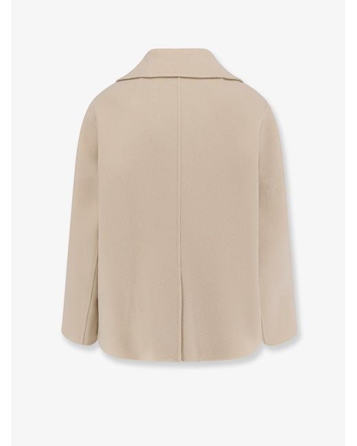 Max Mara Natural Smmmargot Double Fabric Coat