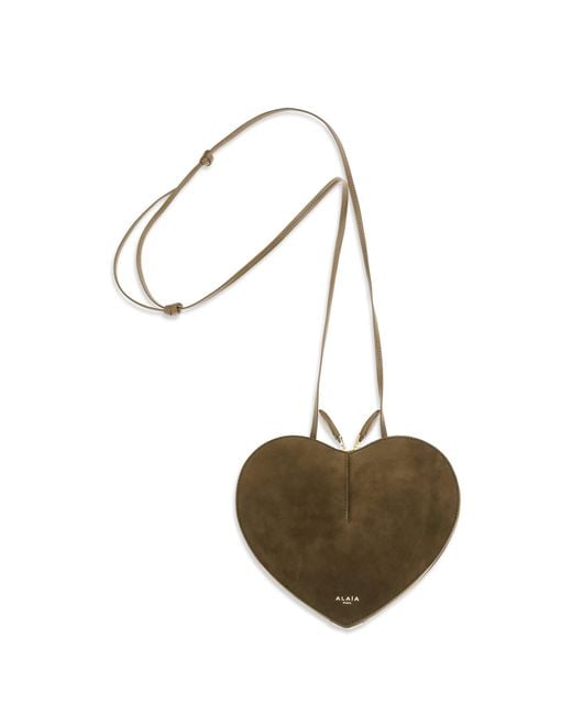 Alaïa Metallic Alaïa Cœur Bimaterial Shoulder Bag