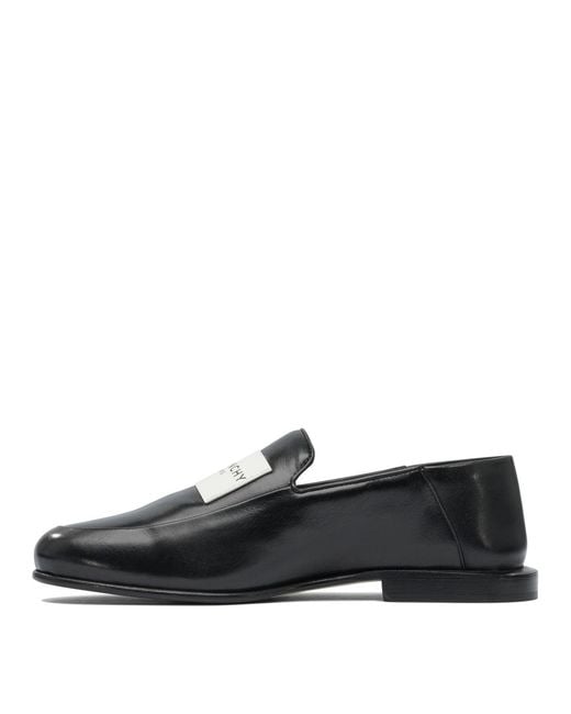 Givenchy Black "Label" Loafers