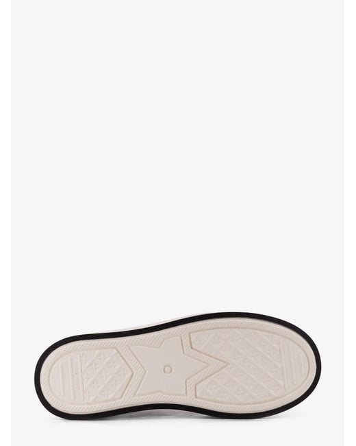 Dior White Canvas Walk'N' Sneakers With Oblique Motif
