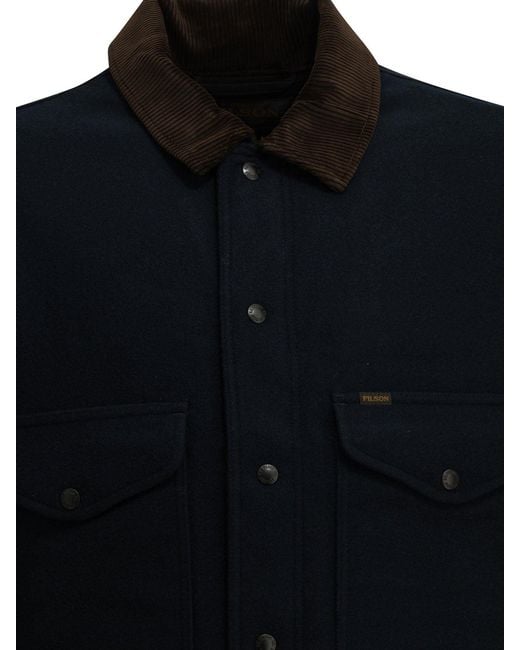 Filson Blue "Spokane Insulated" Quilted Jacket for men