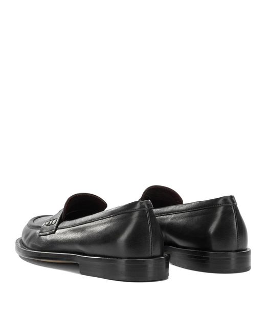 Pomme D'or Black Leather Loafers