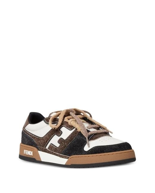 Fendi Black "Match" Sneakers for men
