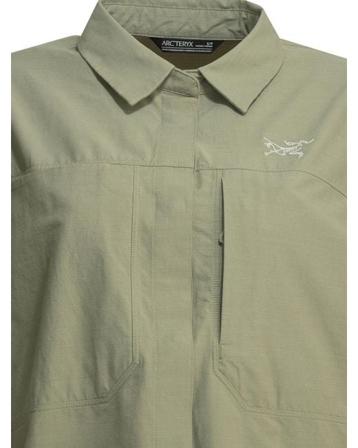 Arc'teryx Green Clarkia Sl Overshirt Jacket