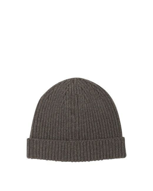 Rick Owens Gray Cashmere Beanie for men