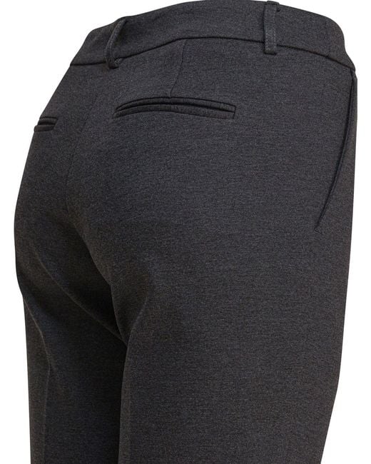 Semler Gray Viscose Pants Trousers