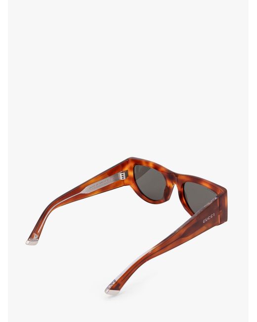 Gucci White Acetate Sunglasses