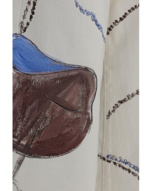 Ella White Jeans Palazzo Long