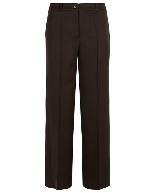 P.A.R.O.S.H. Black 'Liliuxy' Virgin Wool Pants
