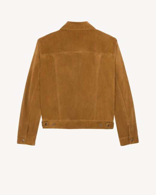 Saint Laurent Natural Leather Jacket for men