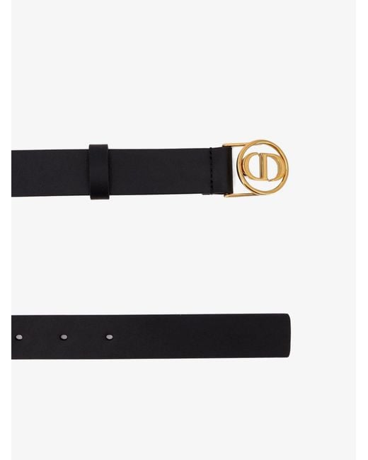 Dior White Dior Leather Belt
