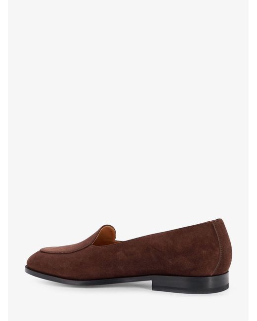 Dior Brown Dior Antibes Suede Loafers for men