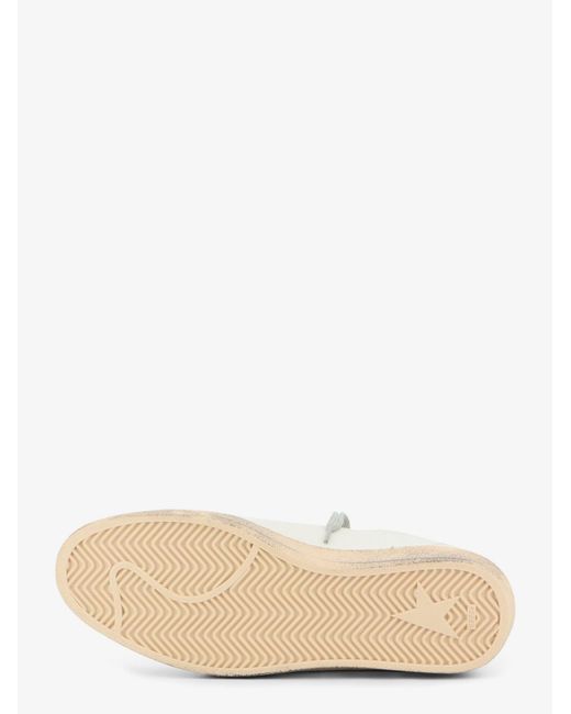 Golden Goose Deluxe Brand White Deluxe Brand Ballstar Leather Sneakers With Iconic Side Logo for men