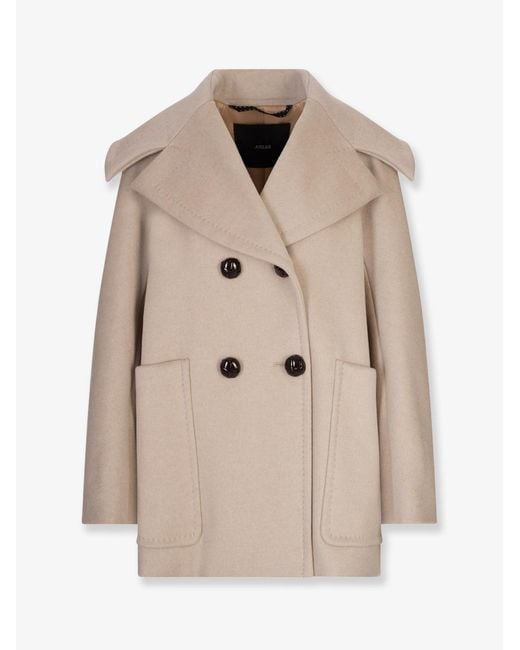 Max Mara Natural Coats Cashmere