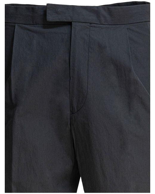Beams Plus Gray Travel Comfort Trousers for men