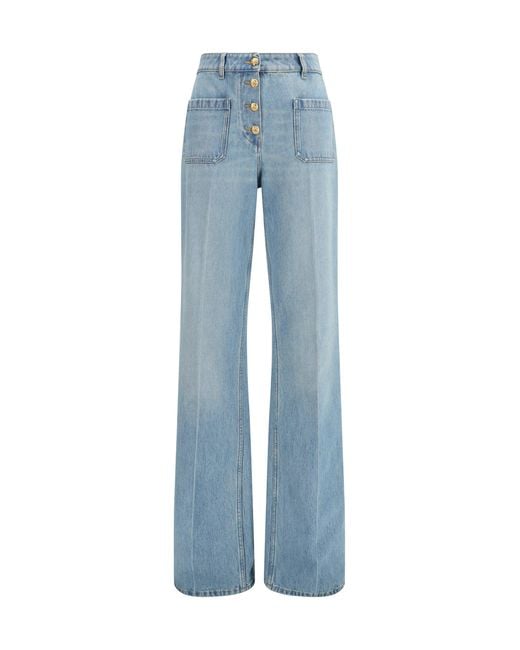 Valentino Blue Cotton Jeans