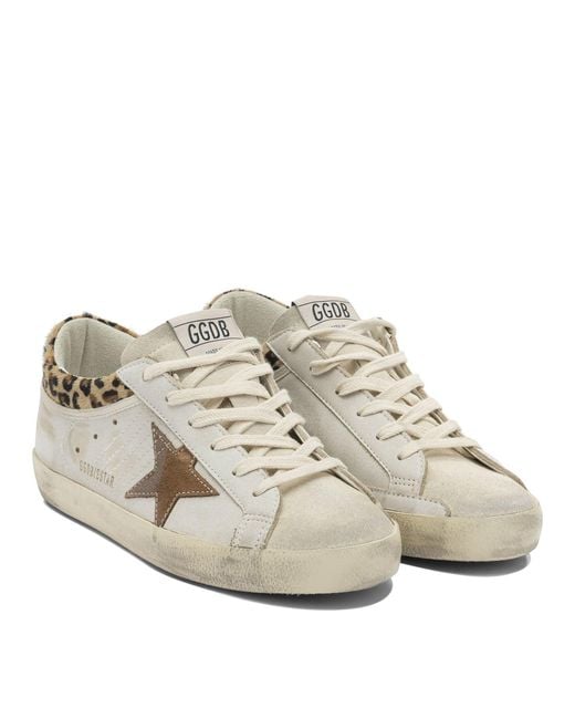 Golden Goose Deluxe Brand White "Super-Star" Sneakers