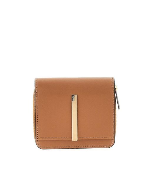 Tod's Brown Leather Small Bi-Fold Wallet