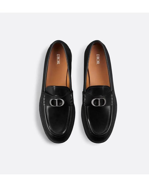 Dior Black Granville Leather Loafers for men