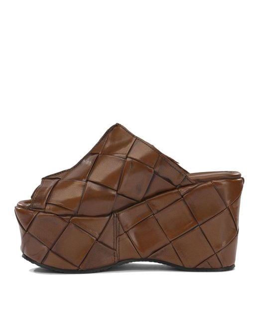 Pons Quintana Brown Leather Sandals