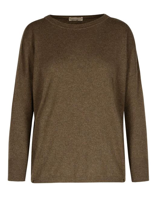 PURO TATTO Brown Cashmere Sweater for men